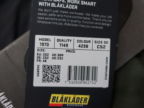 Arbejdsbukser BLÅKLÄDER str. C52