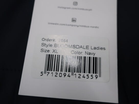 Arbejdsjakke NIMBUS BLOOMSDALE str. XL