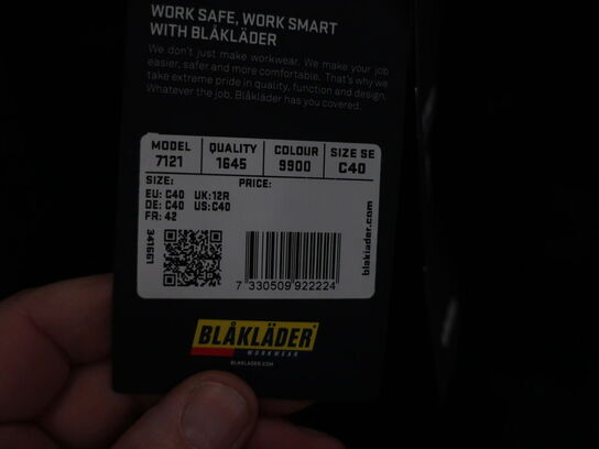 Arbejdsbukser BLÅKLÄDER str. C40