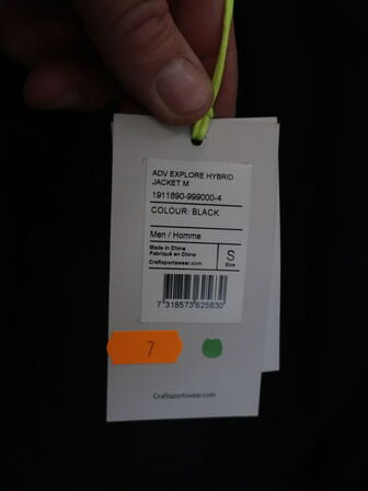 Arbejdsjakke CRAFT EXPLORE str. S