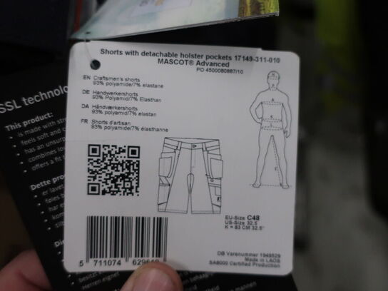 Arbejdsshorts MASCOT str. C48