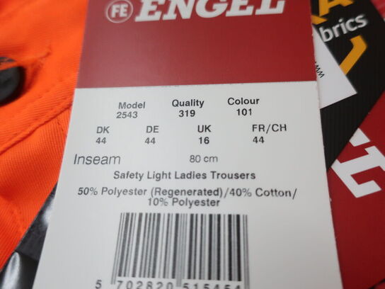 Arbejdsbukser ENGELL str. 44/80 cm