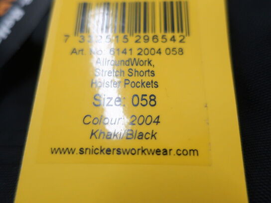 Arbejdsshorts SNICKERS str. 58