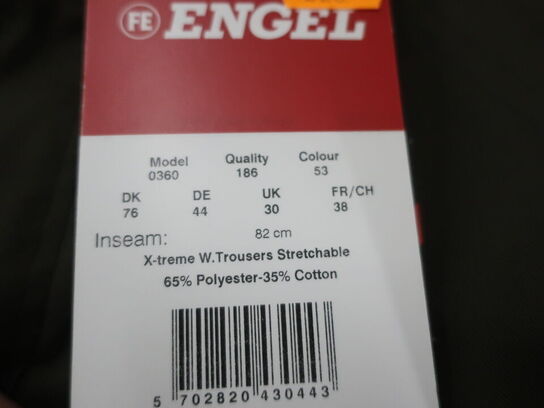 Arbejdsbukser ENGELL str. 76/82 cm