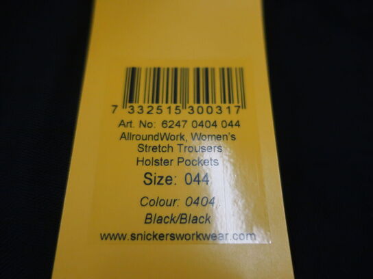 Arbejdsbukser SNICKERS str. 044