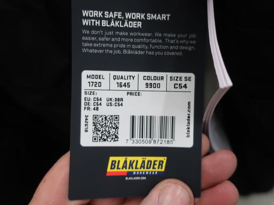 Arbejdsbukser BLÅKLÄDER str. C54