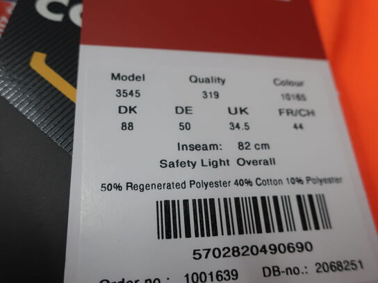 Arbejdsbukser ENGELL str. 88/82 cm