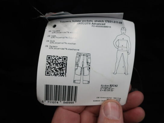 Arbejdsbukser MASCOT str. 82C42