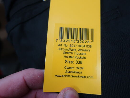 Arbejdsbukser SNICKERS str. 038