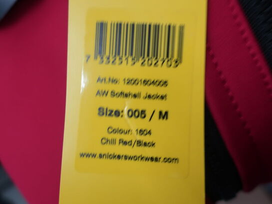 Arbejdsjakke SNICKERS SOFTSHELL str. M/005