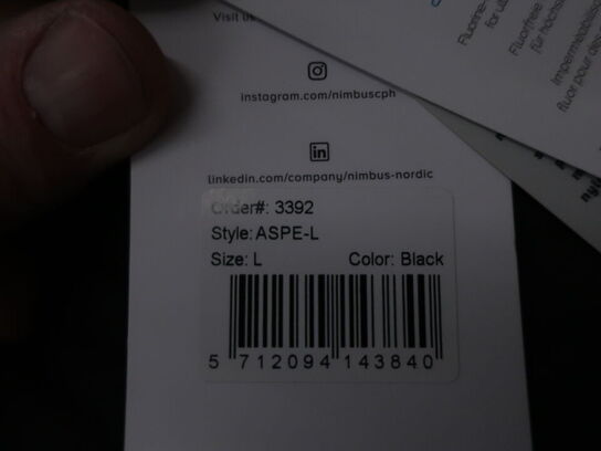 Arbejdsjakke NIMBUS ASPEN str. L