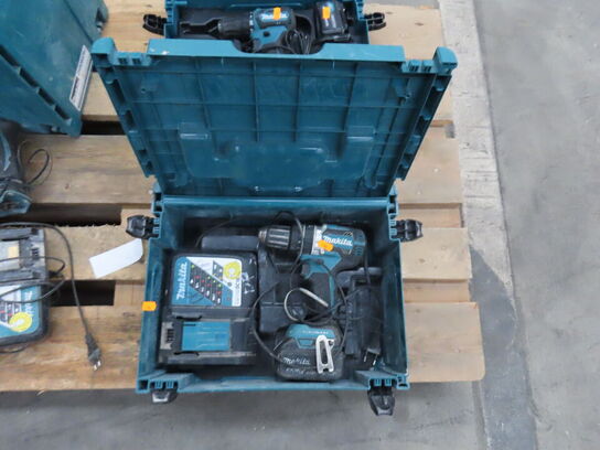 Kasse med elværktøj MAKITA