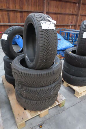 4 stk dæk 205/55/19 vinterdæk