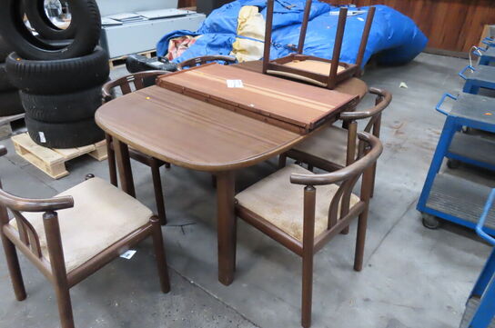 Spisebord med 6 stole CLEOPATA HANS J FRYDENDAL