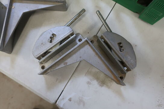 6 stk. metalhjørneklæmmer  HEBOR