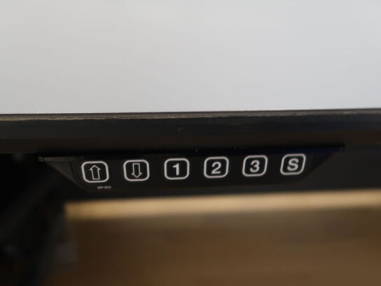 El Hæve/sænke skrivebord 200x80/120 cm med skuffesektion