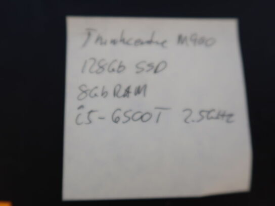 Stationær PC LENOVO ThinkCentre M900