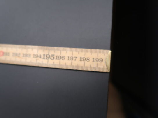 El Hæve/sænke skrivebord 200x80/120 cm