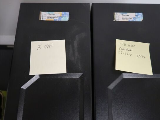 2 stk. Stationære PC'er DELL