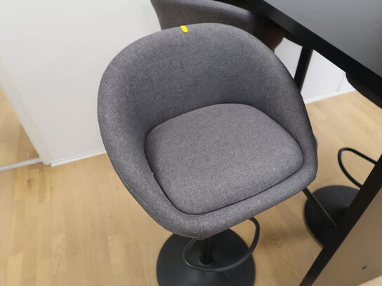 Højbord 120x50 cm med 4 stk. højstole