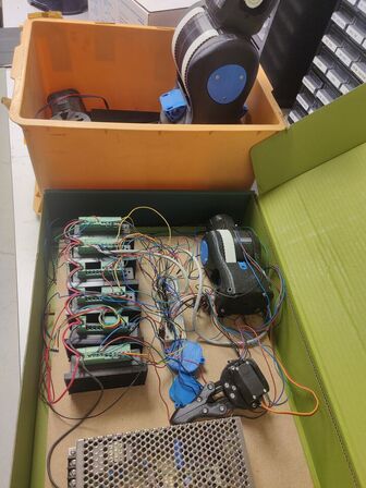 5 Axis robotarm, 3D printet, med stepper motor og controller