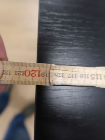 Højbord 120x50 cm med 4 stk. højstole