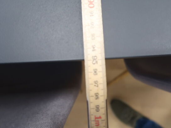 Spisebord 190x95 cm med 6 stk. stole