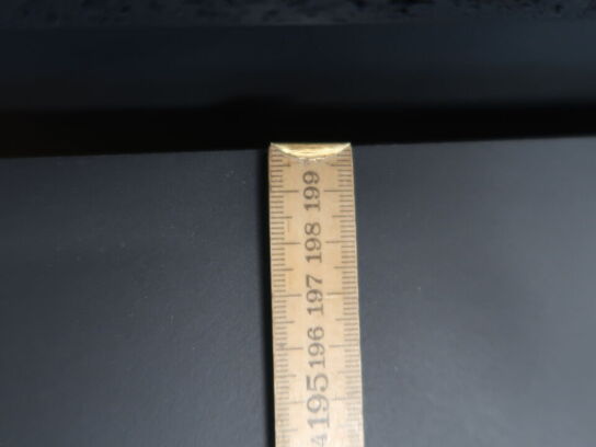 El Hæve/sænke skrivebord 200x80/120 cm med skuffesektion