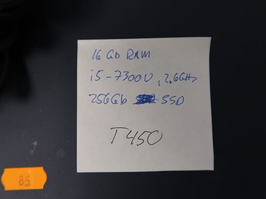 Bærbar PC LENOVO T450 med dockingstation