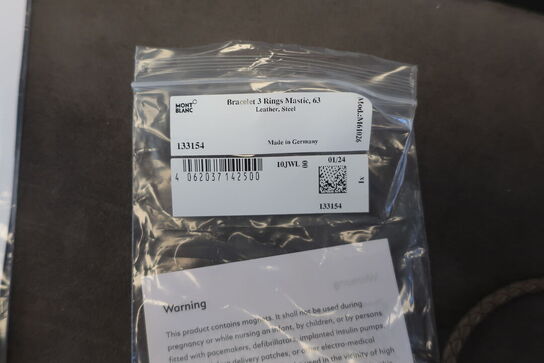 Armbånd MONTBLANC 3 Rings str. 63