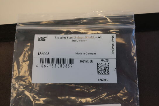 Armbånd MONTBLANC 3 Rings str. 60