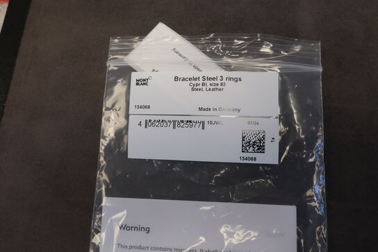 Armbånd MONTBLANC 3 Rings str. 63