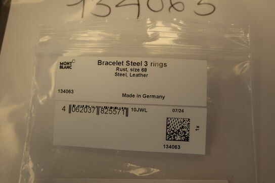 Armbånd MONTBLANC 3 Rings str. 68