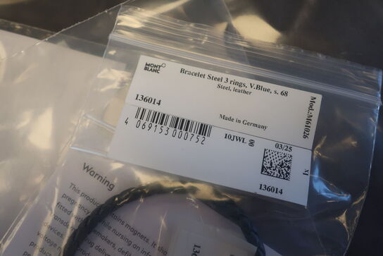 Armbånd MONTBLANC 3 Rings str. 68