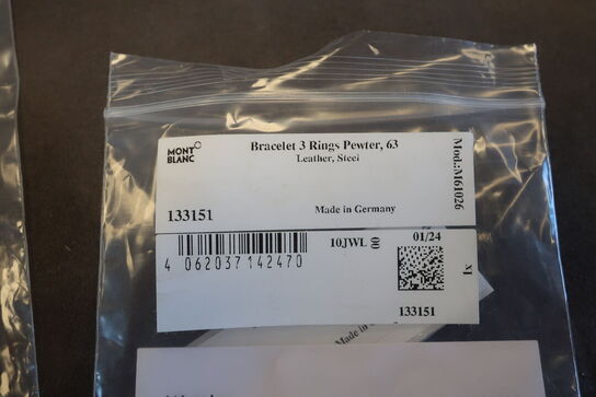 Armbånd MONTBLANC 3 Rings str. 63