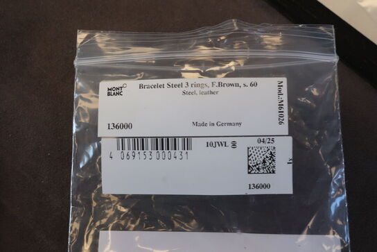Armbånd MONTBLANC 3 Rings str. 60