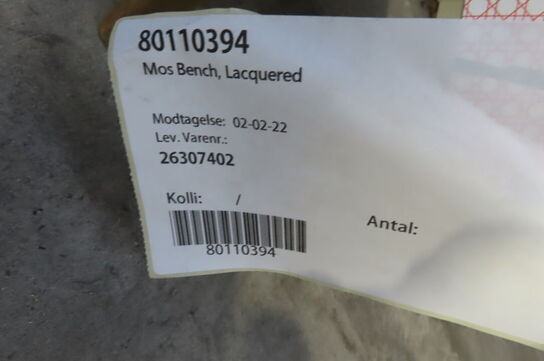 Bænk med opbevaring MOS BENCH