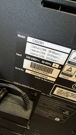 Printer/Kopimaskine KONICA MINOLTA C302301