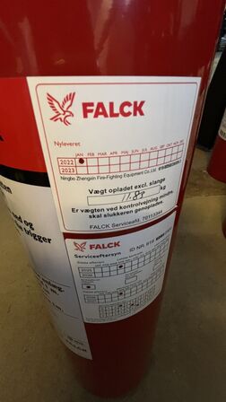 2 Stk. Pulverslukker FALCK