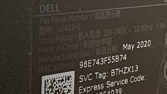 Skærm 24" DELL U2421HE