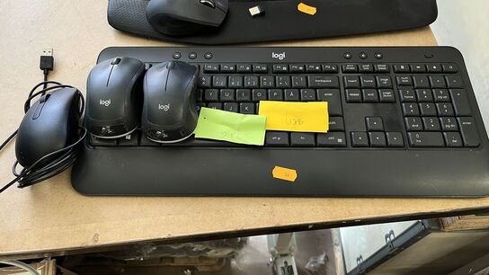 3 Stk. Tastatur + 5 Mus LOGITCH 