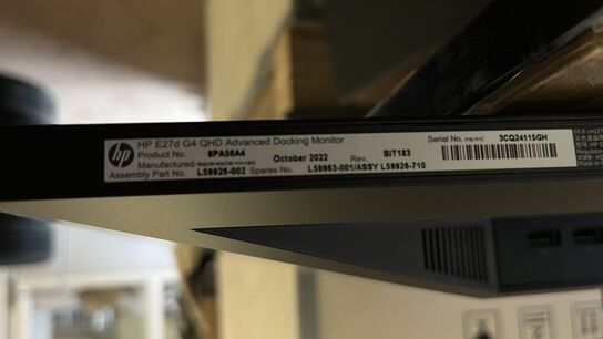 27" Skærm HP E27d G4 QHD