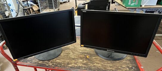 2 Stk. Skærme 23" LENOVO