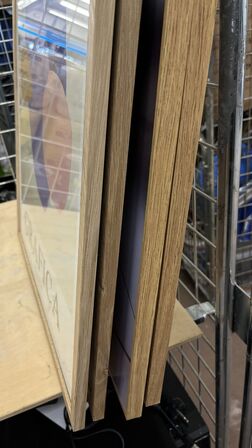 4 Billeder i trærammer