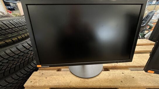 2 Stk. Skærme 24" + 23" LENOVO
