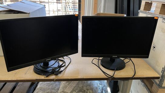 2 Stk. Skærme 24" PHILLIPS