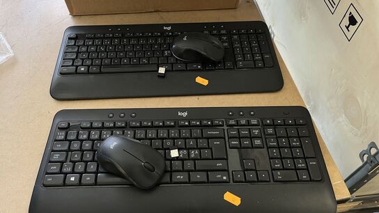 2 Stk. Tastatur, Mus LOGITCH 