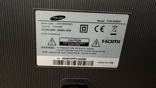 3 Stk. Skærme AOC 24", SAMSUNG 24", LENOVO 19"