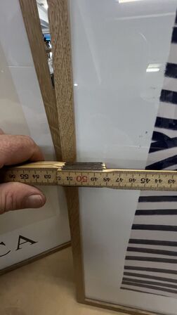 4 Billeder i trærammer