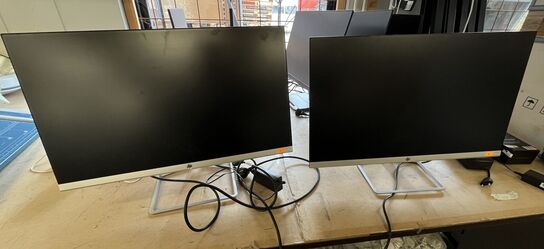 2 Stk. 27" Skærm HP 27FW